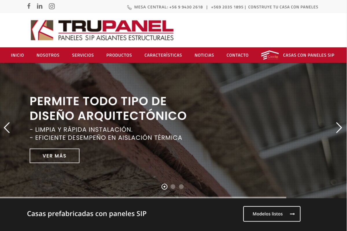 Paneles estructurales en santiago